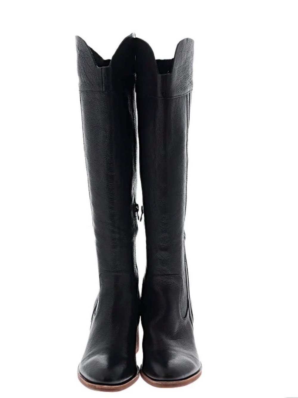 KorkEase Knee High Black Leather Boot - 7